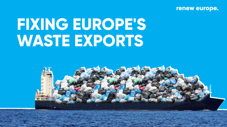 Shipments of waste landscape