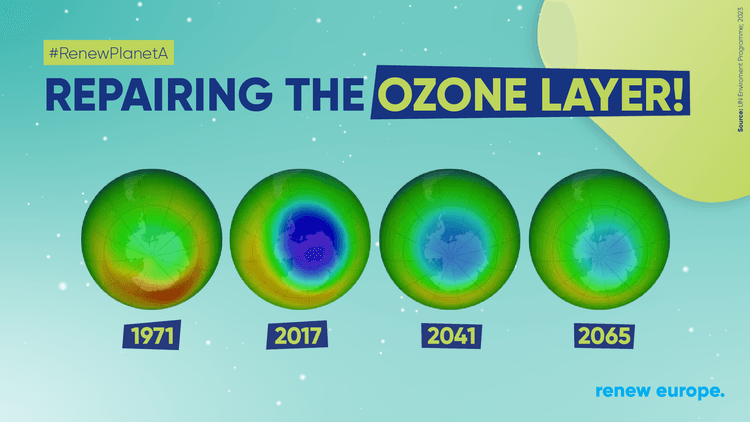 Ozone layer landscape
