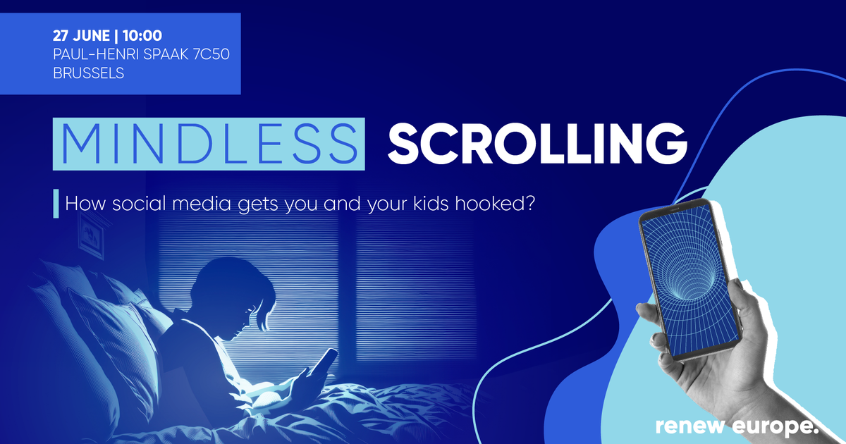 Mindless scrolling | How social media gets you and… - Renew Europe