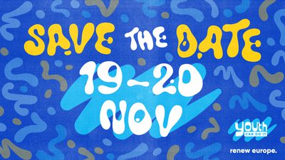 Youth can do it save the date landscape