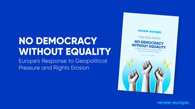 No democracy without equality landscape