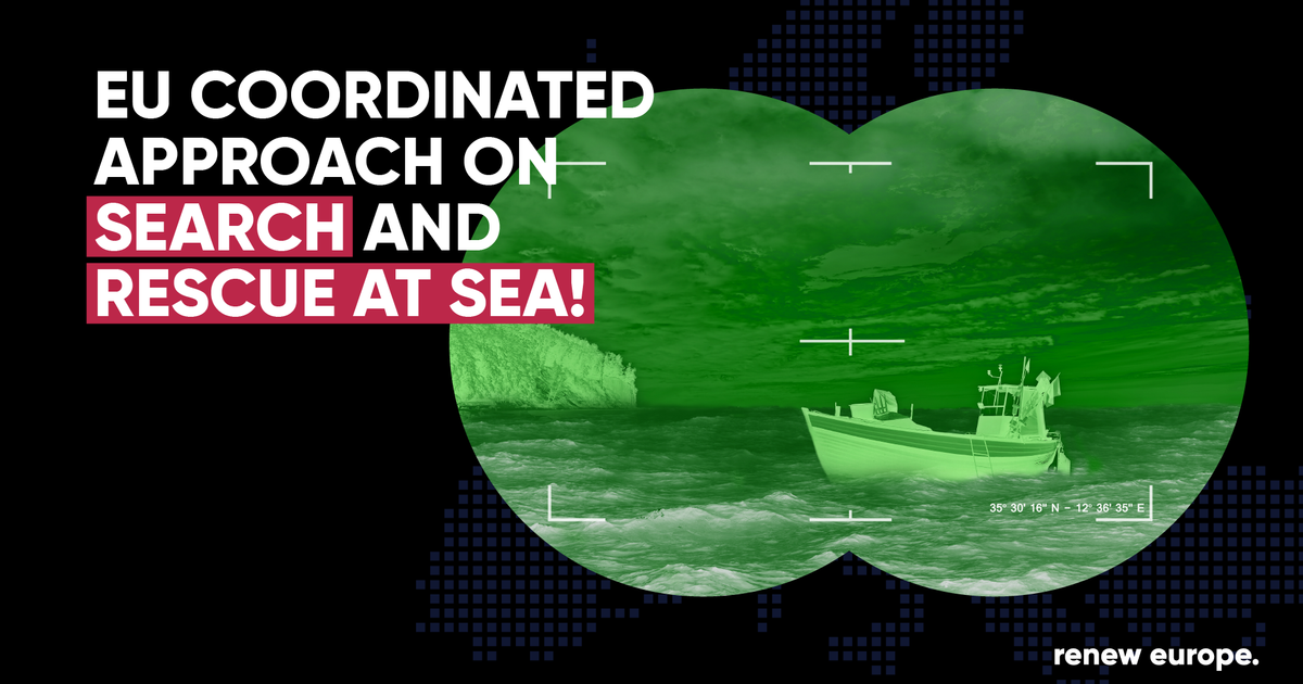 Search and Rescue requires coordination at EU level - Renew Europe