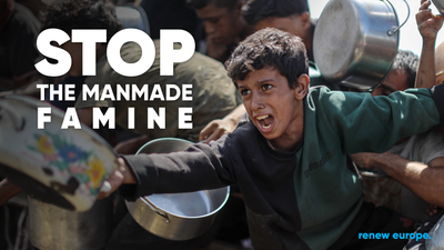 Stop the manmade famine Gaza landscape 2